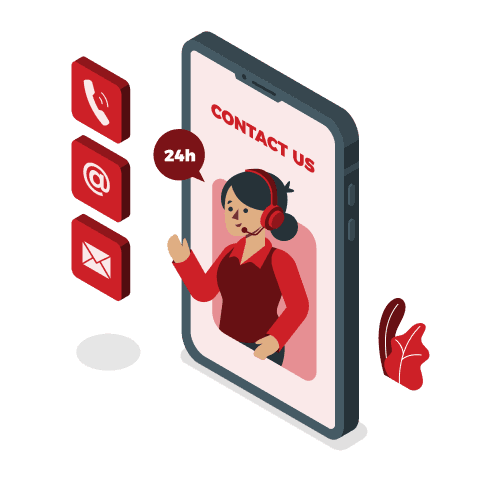 Contact Us Illustration